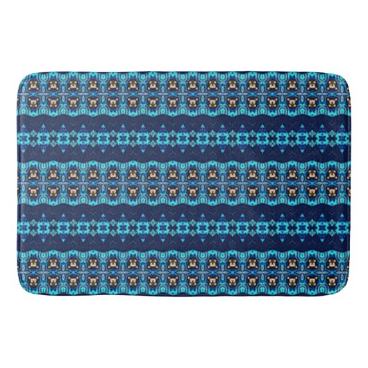Tapis De Bain Denim Rhinestones (Devant)