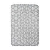 Tapis De Bain Dentelle antique - gris blanc et argent (Devant (Vertical))