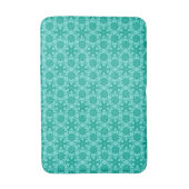 Tapis De Bain Dentelle antique - turquoise et aqua (Devant (Vertical))