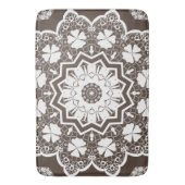 Tapis De Bain Dentelle blanche (devant Vertical)