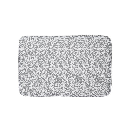 Tapis De Bain Dentelle blanche 1 (Devant)