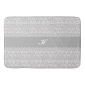 Tapis De Bain Dentelle élégante avec (ou sans) initiale (Devant)