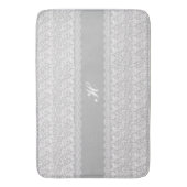 Tapis De Bain Dentelle élégante avec (ou sans) initiale (devant Vertical)