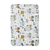 Tapis De Bain Déplaçons le Motif de véhicule (Devant (Vertical))