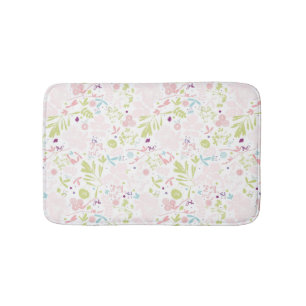Tapis De Bain déploiement de motif floral