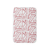 Tapis De Bain Des fans applaudissent les mots d'encouragement (Devant (Vertical))