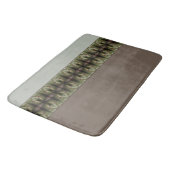 Tapis De Bain Des Fleurs Aux Tons Décoratifs De Vert (Angle)