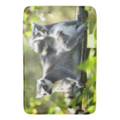 Tapis De Bain Des lémuriens de Madagascar surpris (devant Vertical)