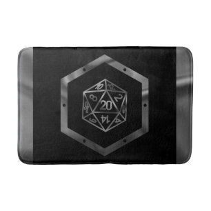Tapis De Bain Dés RPG Imaginaire Old School Tabletop Retro Gam