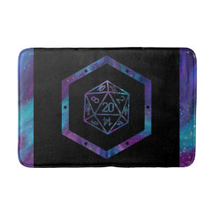 Tapis De Bain Dés RPG Nebula Imaginaire Retro Tabletop PnP Gam