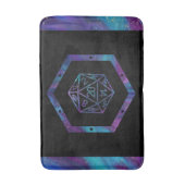 Tapis De Bain Dés RPG | Nebula Imaginaire Retro Tabletop PnP Gam (Devant (Vertical))