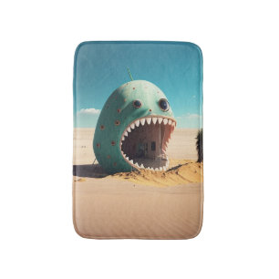 Tapis De Bain Desert Monstre