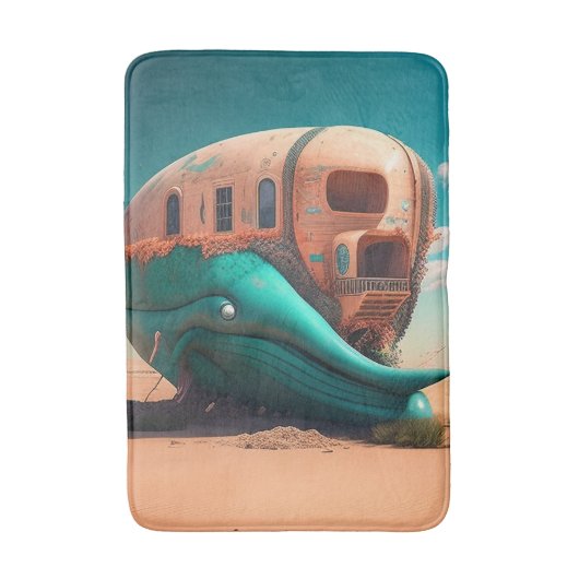 Tapis De Bain Desert whale house (Devant (Vertical))