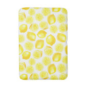 Tapis De Bain Design citrons aquarelle (Devant (Vertical))