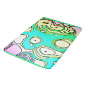 Tapis De Bain Design d'art Motif moderne (Angle)