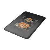 Tapis De Bain Design de chat de citrouille de la saison d'Hallow (Angle)