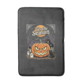 Tapis De Bain Design de chat de citrouille de la saison d'Hallow (Devant (Vertical))