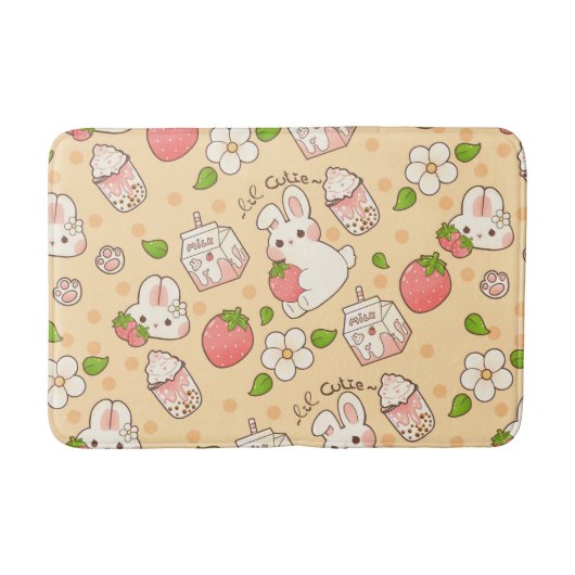 Tapis De Bain design de lapin mignon (Devant)