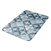 Tapis De Bain Design de Noël doré (Angle)
