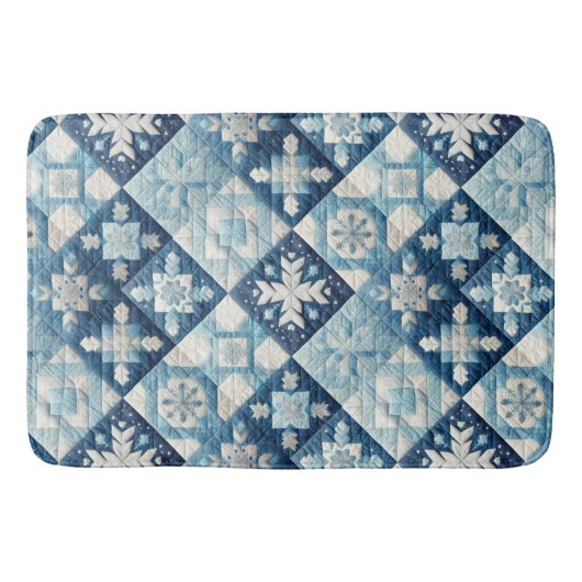 Tapis De Bain Design de Noël doré (Devant)