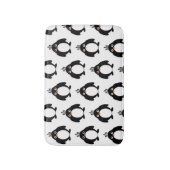 Tapis De Bain Design de pingouin (Devant (Vertical))