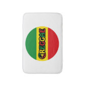 Tapis De Bain Design de reggae avec couleurs de drapeau reggae (Devant (Vertical))