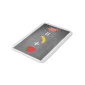 Tapis De Bain Design de style de vie sain (Angle)