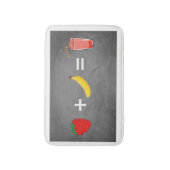 Tapis De Bain Design de style de vie sain (Devant (Vertical))