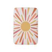 Tapis De Bain Design de style rétro coloré (Devant (Vertical))