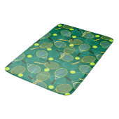 Tapis De Bain Design de tennis (Angle)
