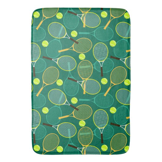 Tapis De Bain Design de tennis (devant Vertical)