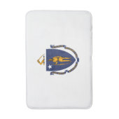 Tapis De Bain Design du drapeau d'État du Massachusetts (Devant (Vertical))