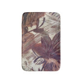 Tapis De Bain Design floral Brown Abstrait 1 (Devant (Vertical))