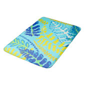 Tapis De Bain Design floral dynamique (Angle)