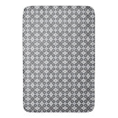 Tapis De Bain Design gris et blanc (devant Vertical)