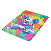 Tapis De Bain Design Koala Abstrait (Angle)