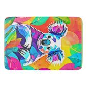 Tapis De Bain Design Koala Abstrait (Devant)
