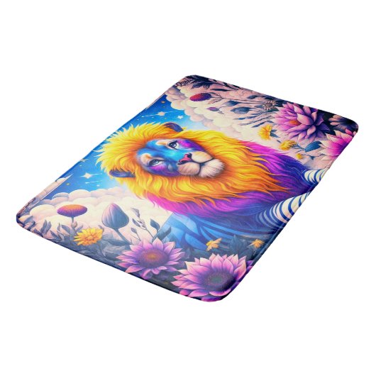 Tapis De Bain Design Lion (Angle)