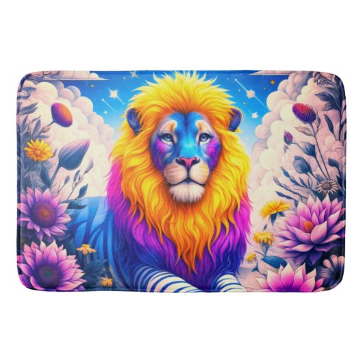 Tapis De Bain Design Lion (Devant)