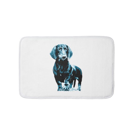 Tapis De Bain Design moderne dachshund (Devant)