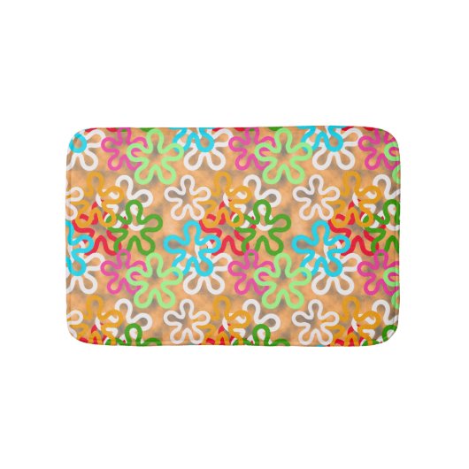 Tapis De Bain Design Motif africain Ankara (Devant)