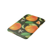 Tapis De Bain Design motif orange transparent. (Angle)