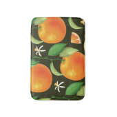 Tapis De Bain Design motif orange transparent. (Devant (Vertical))