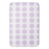 Tapis De Bain Design Pois de lavande (devant Vertical)