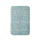 Tapis De Bain Design rétro étoilé atomique des années 1950 (Devant (Vertical))