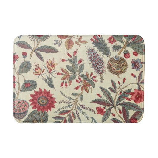 Tapis De Bain Design textile botanique Mat de bain (Devant)