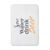 Tapis De Bain Design urbain, tendance, drôle, économiser de l'ea (Devant (Vertical))