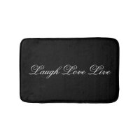Designer Floral Mat Avec Rire Amour Live