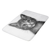 Tapis De Bain Dessin adorable de Young Cat (Angle)