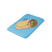 Tapis De Bain dessin animé de Burrito (Angle)